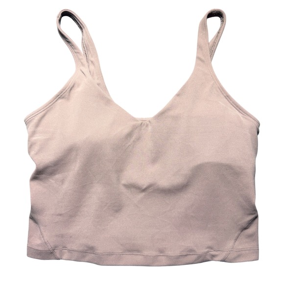 Lululemon Align V-Neck Tank Top Cacao size 8 W1DDSS EUC - Picture 3 of 5